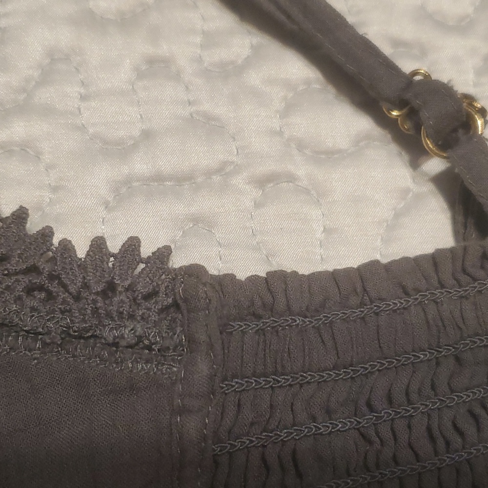 NEW  FREE PEOPLE  TALLULAH SMOCKED BACK  LACE BRALETTE - Picture 7 of 9